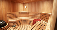 sauna sobre diseño